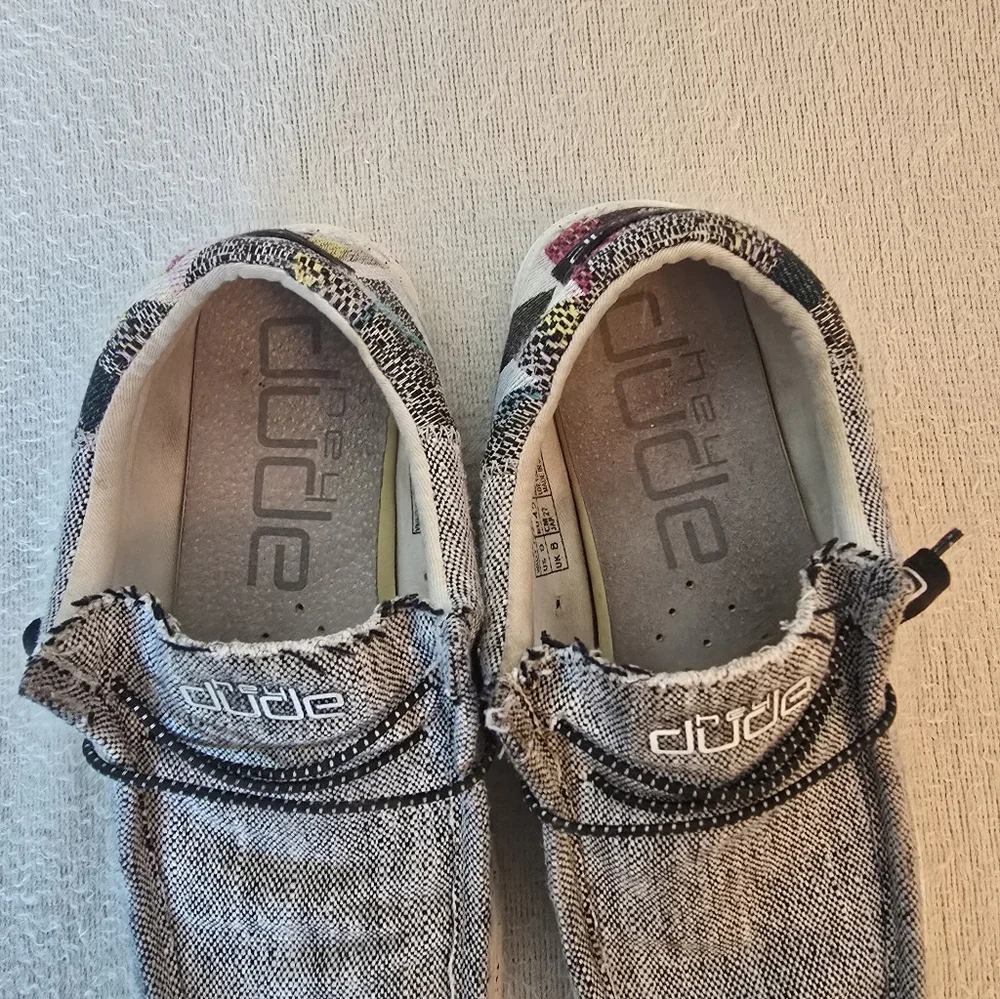 Hey Dude Men's Wally Funk Etno Slip-on shoes size 9